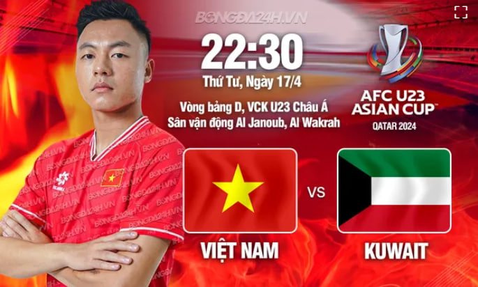 Nhận định U23 Việt Nam vs U23 Kuwait 